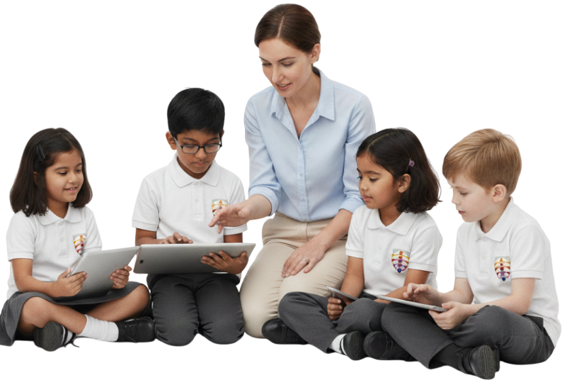 Students learning