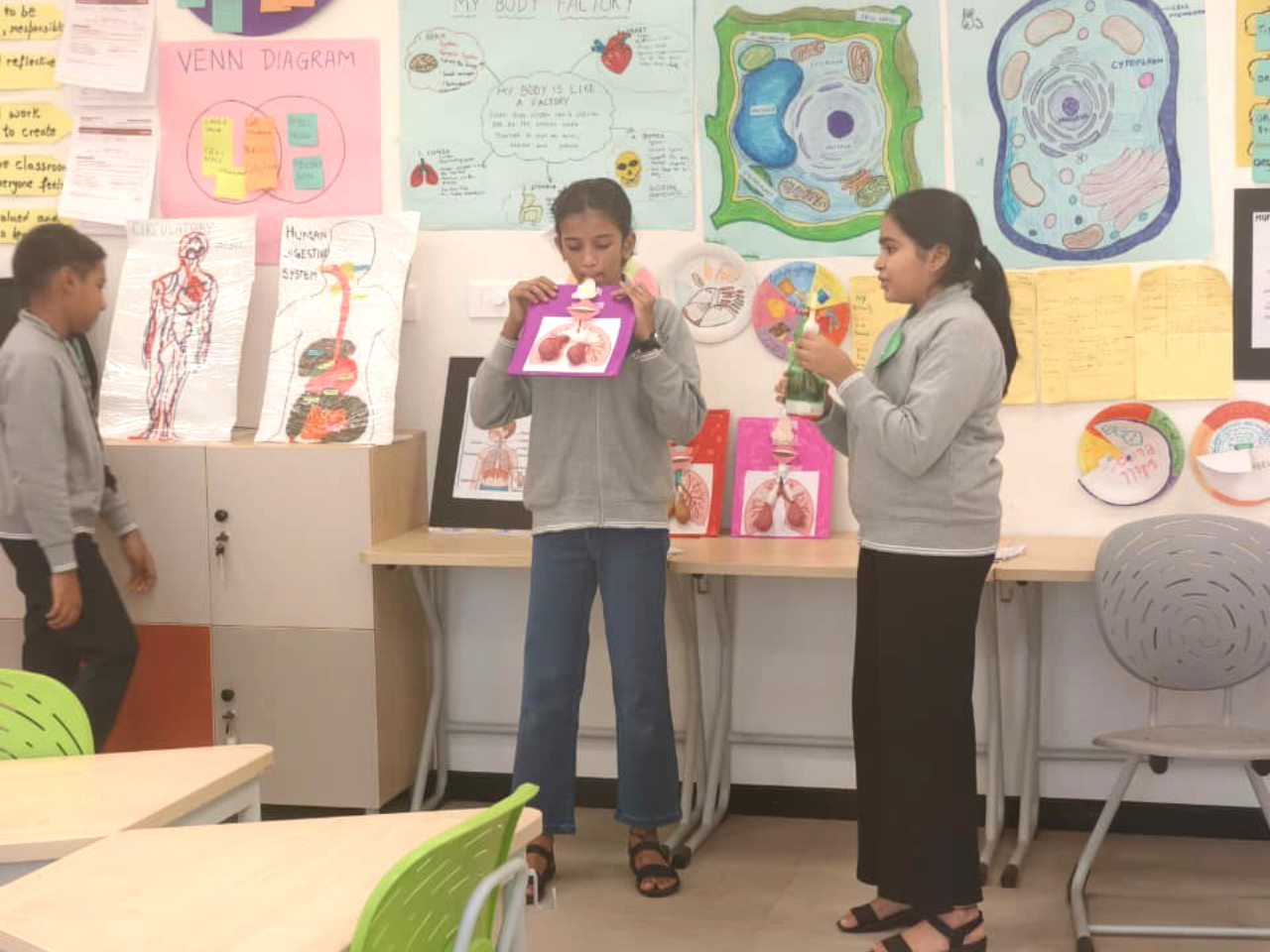 RISE students working through a hands-on science activity